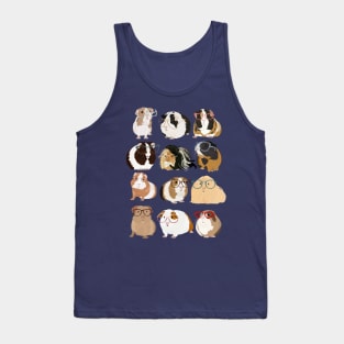 Guinea Pigs in Glasses Tank Top